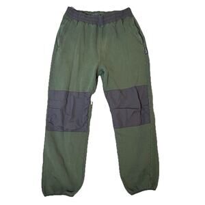 STUSSY DESIGN CORP ARMY GREEN GREY SWEATPANTS M DRAWSTRING STREETWEAR